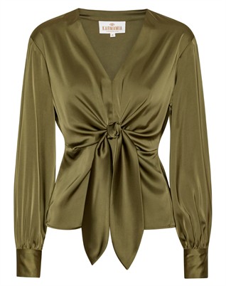 Blair Bluse - Semi Rich Olive